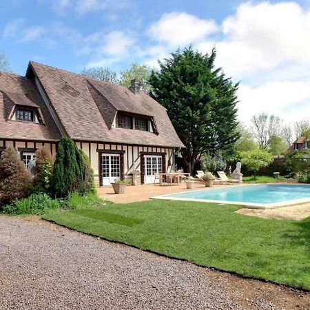 Superbe Maison Normande Avec Piscine A 3 Minutes De La Mer Auberville Εξωτερικό φωτογραφία